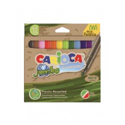 Carioca Μαρκαδόροι ECO Jumbo 12 τμχ